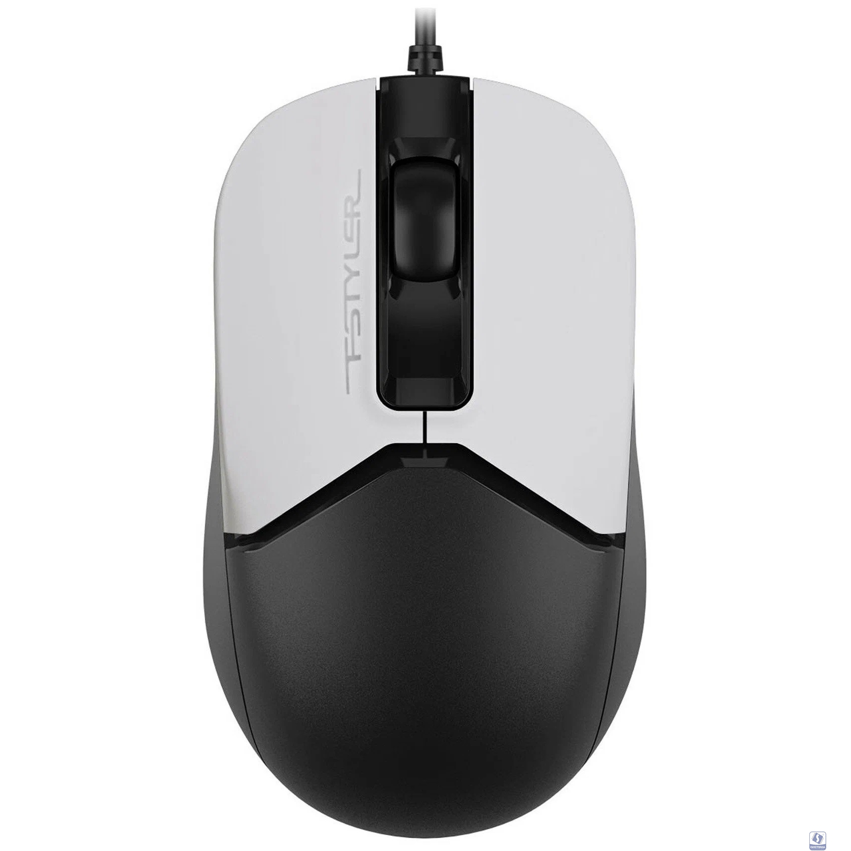 Мышь A4Tech Fstyler FM12 Panda белый/черный оптическая (1200dpi) USB (3but)