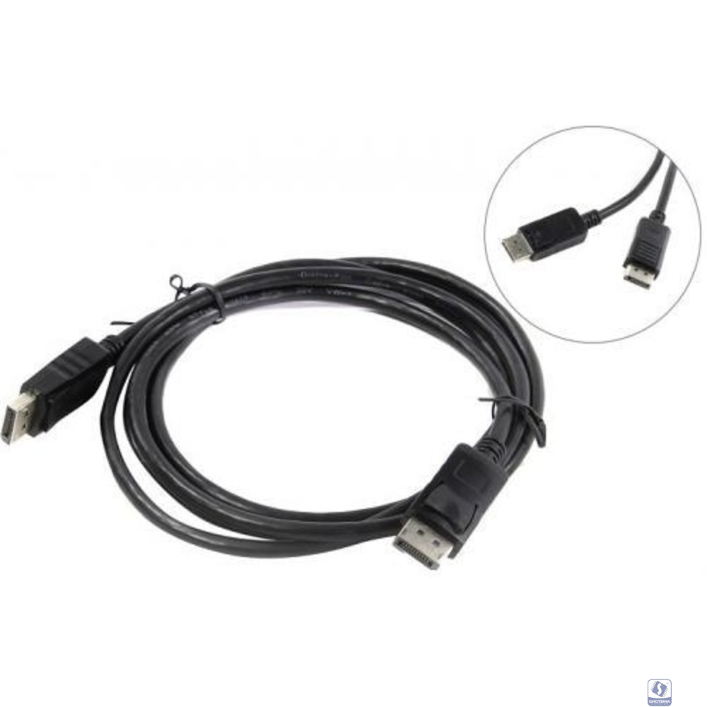 Telecom Кабель соединительный DisplayPort DP-DP 1.2V 4K@60Hz  2м <CG712-2M>[6926123464045]