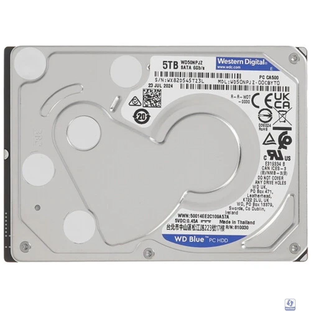 5Tb WD SATA3 2.5" Blue 4800 RPM 128Mb WD50NPJZ