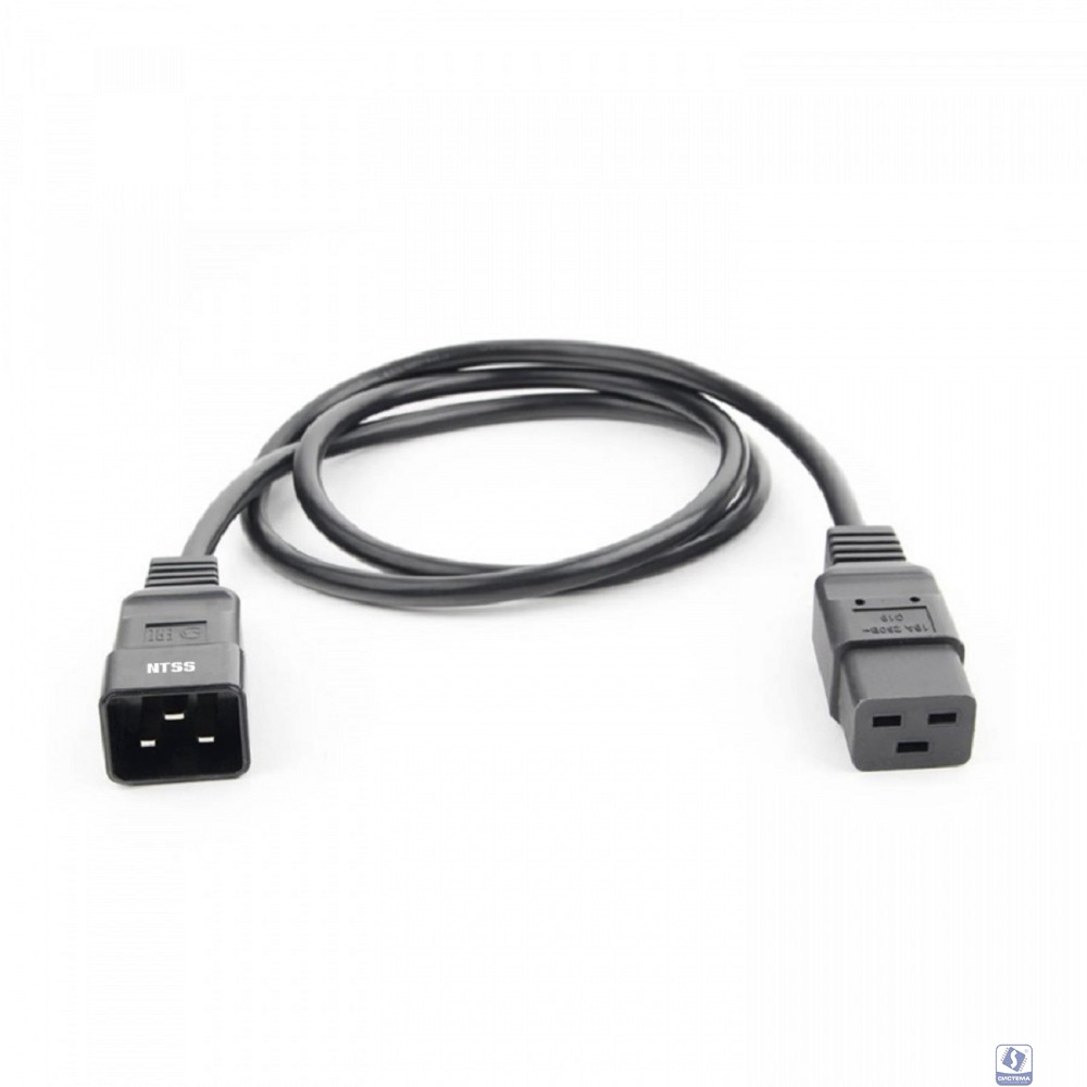 NTSS Шнур питания NTSS для БРП IEC 60320 C19 –  IEC 60320 C20, 3х1.0, 1.8 м, ГОСТ NTSS-PC19201
