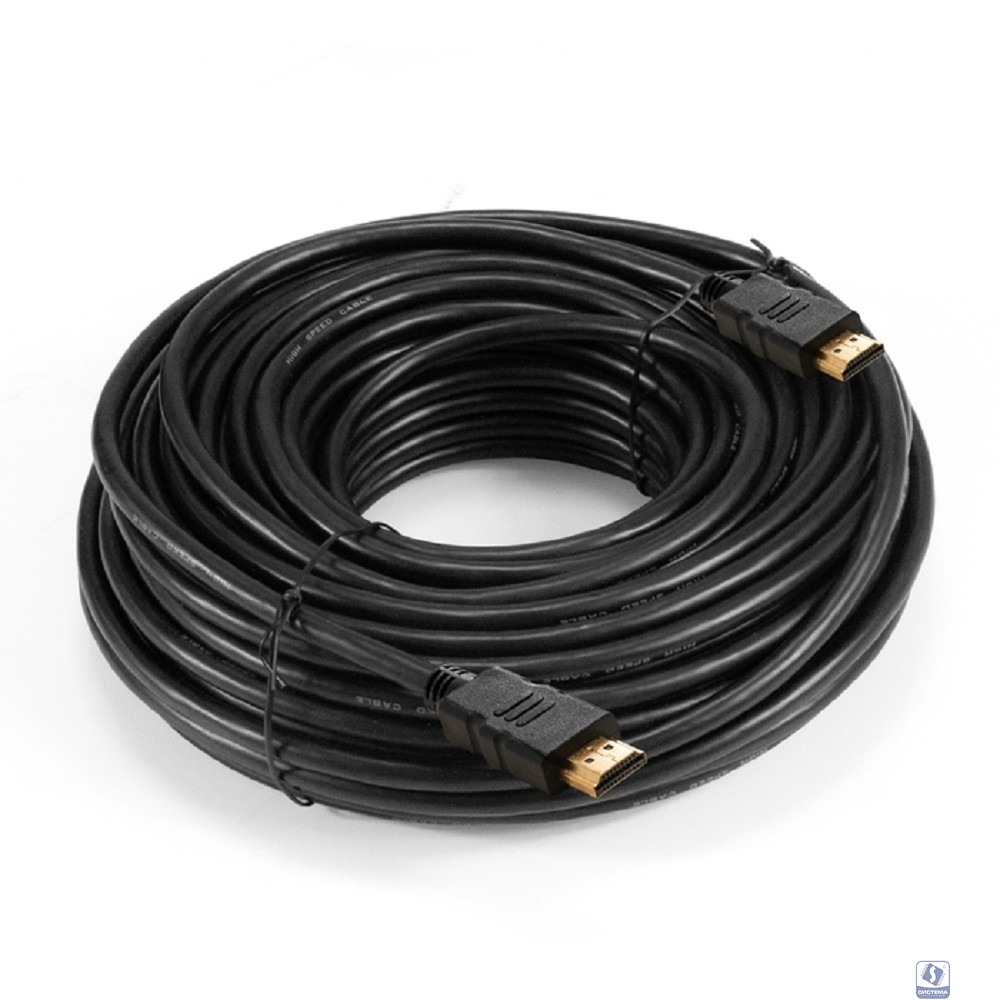 Exegate EX294695RUS Кабель HDMI ExeGate EX-CC-HDMI-20.0F (19M/19M, 20м, v1.4b, ферритовые кольца, позолоченные контакты)