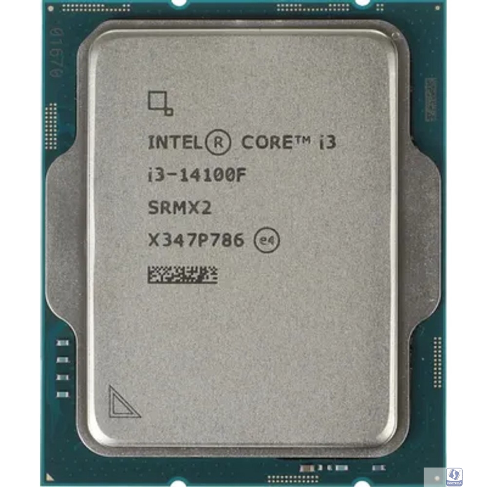 CPU Intel Core I3-14100F Cores 4 12Мб Socket LGA1700 CM8071505092207