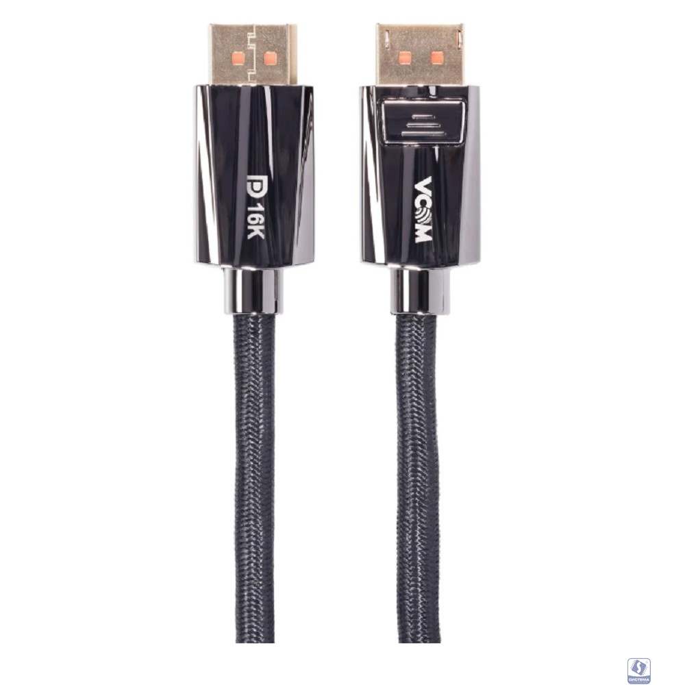 VCOM <CG655-1.5> Кабель соединительный DISPLAY PORT v2.1 80GBps, 8K@60Hz, 1.5m,медь,