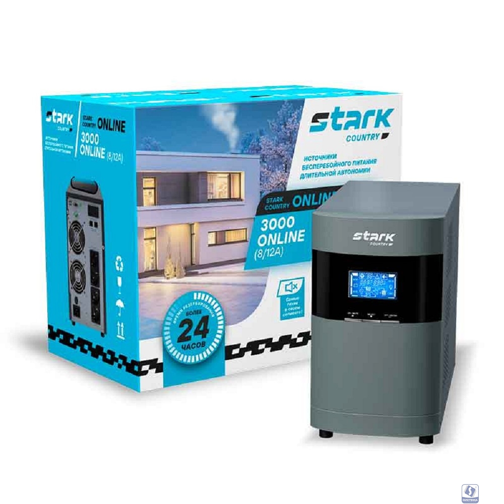 ИБП STARK SC 3000 Online 12A 3000 ВА/2700 Вт 
