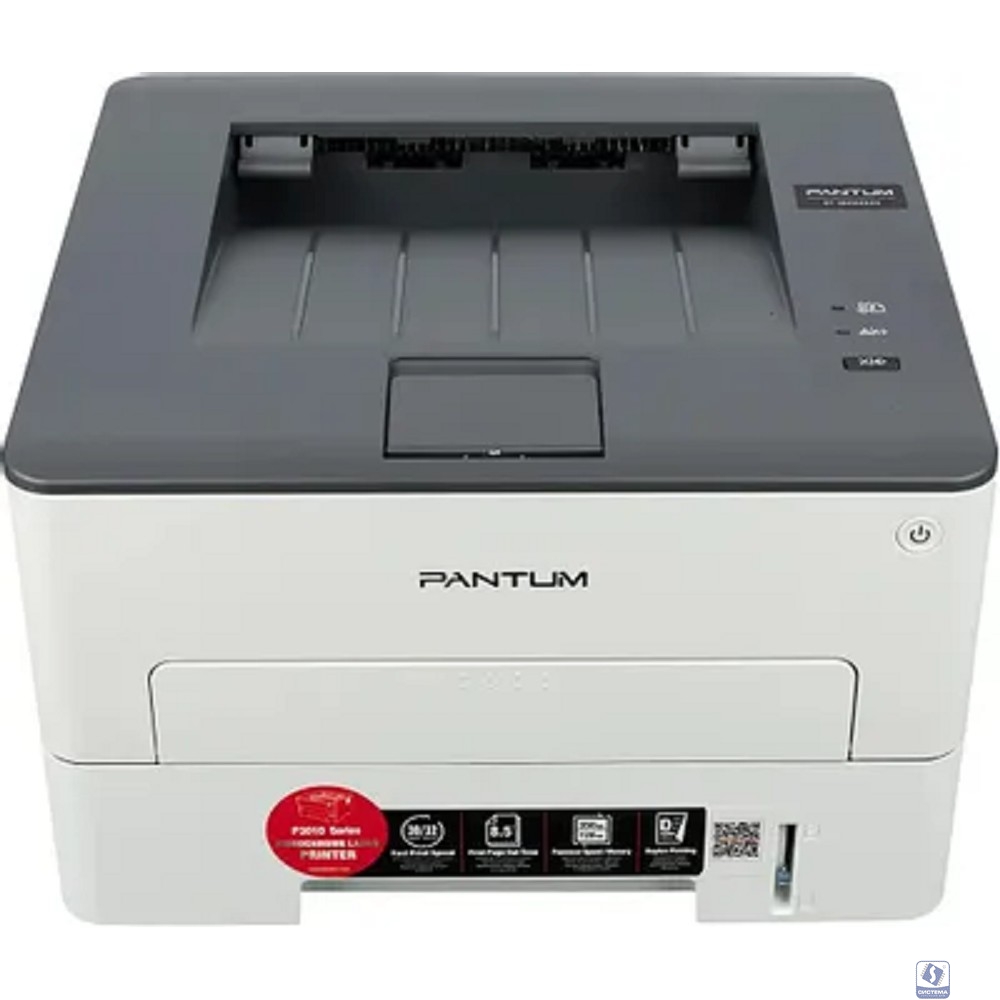 Pantum P3010D Принтер, Mono Laser, дуплекс, A4, 30стр/мин, 1200 х 1200dpi, 128Mb, USB, стартовый картридж 1000стр., серый корпус (P3010D)