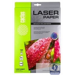 Cactus CS-LPA4160100 Бумага A4/160г/м2/100л. глянцевое для лазерной печати