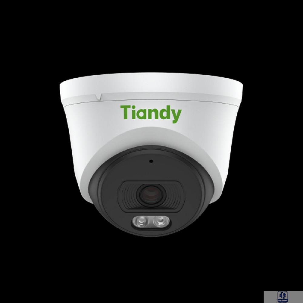Tiandy TC-C320N 1ANB-28 купольная "турель", 2Мп, 1920x1080@30, DWDR, цвет: 0.01лк, S+265, H.265(HP), S+264, H.264(HP, MP, BP), объектив 2.8мм, встроенный микрофон, G.711A, G.711U 8кГц , кабель, 1xR