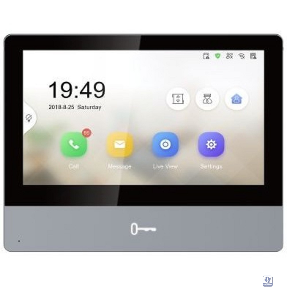HIKVISION DS-KH8350-TE1 7“ IP видеодомофон