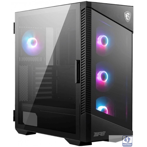 MPG VELOX 100R 2xUSB 3.0, 1xType C, 4x120mm ARGB Fan, ARGB Control Board, Tempered Glass Window, Glass Front Panel, Brown Box (829315)     