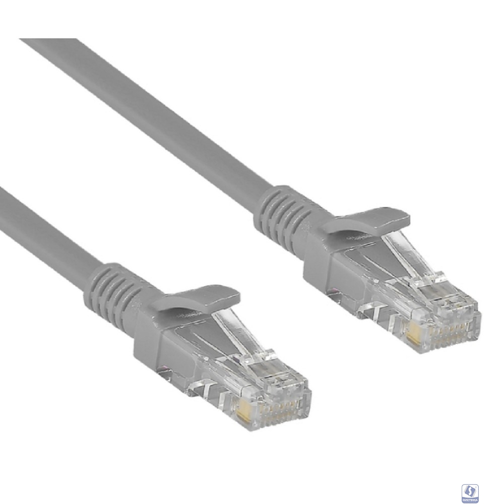 Exegate EX282010RUS Патч-корд медный UTP-RJ45-RJ45-5e-CU-1,5M-GY, UTP, cat.5e, 1.5м, серый