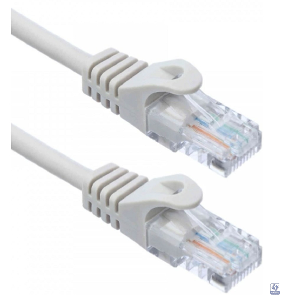 Кабель ACD Патч-корд ACD-LPU5E-20M |ACD-LPU5E-20M| Cat5e UTP 24AWG 4Pair, 7/0.18мм CCA Серый, 20м (741685) 