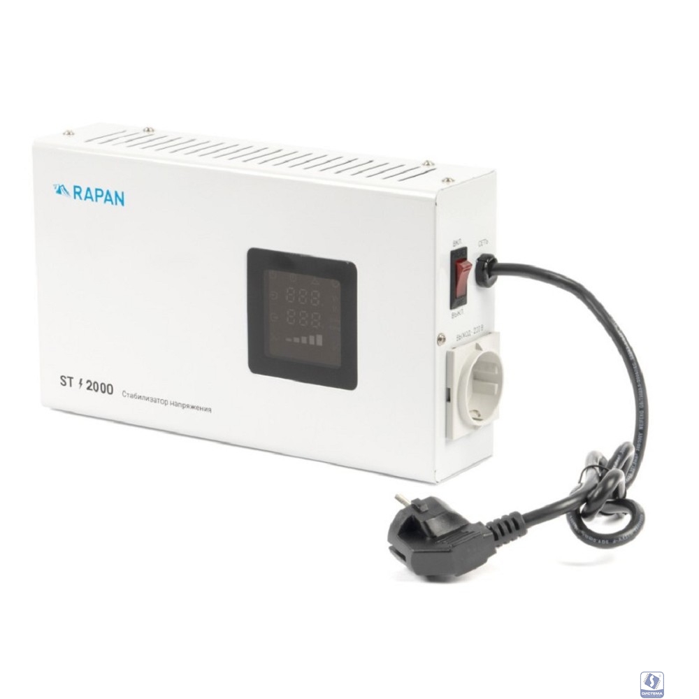 БАСТИОН RAPAN ST-2000 стабилизатор сетевого напряжения, 2000ВА, 100-260 В 