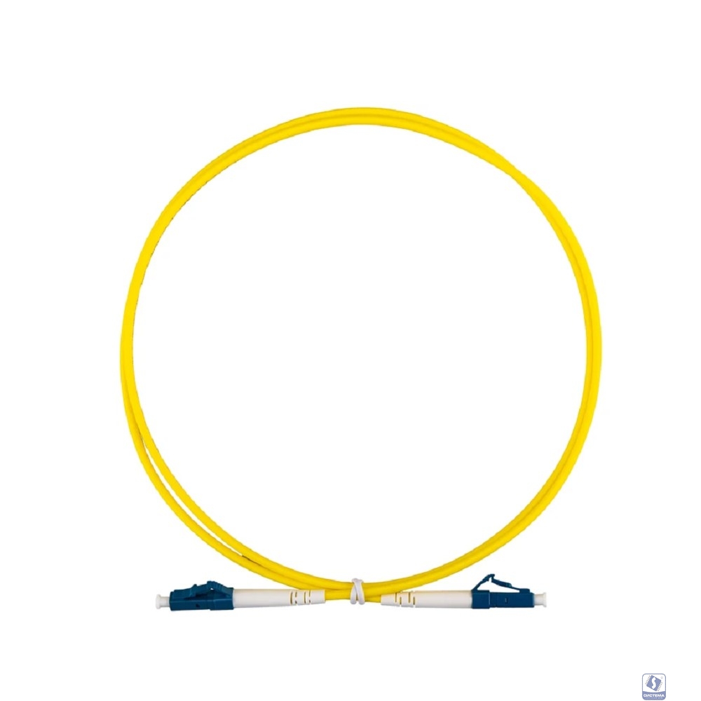 Rexant (50-1111-5) Патч-корд оптический одномодовый (SM) 9/125 OS2 разъемы zip-cord LC/UPC-LC/UPC 3мм Simplex LSZH 5м желтый
