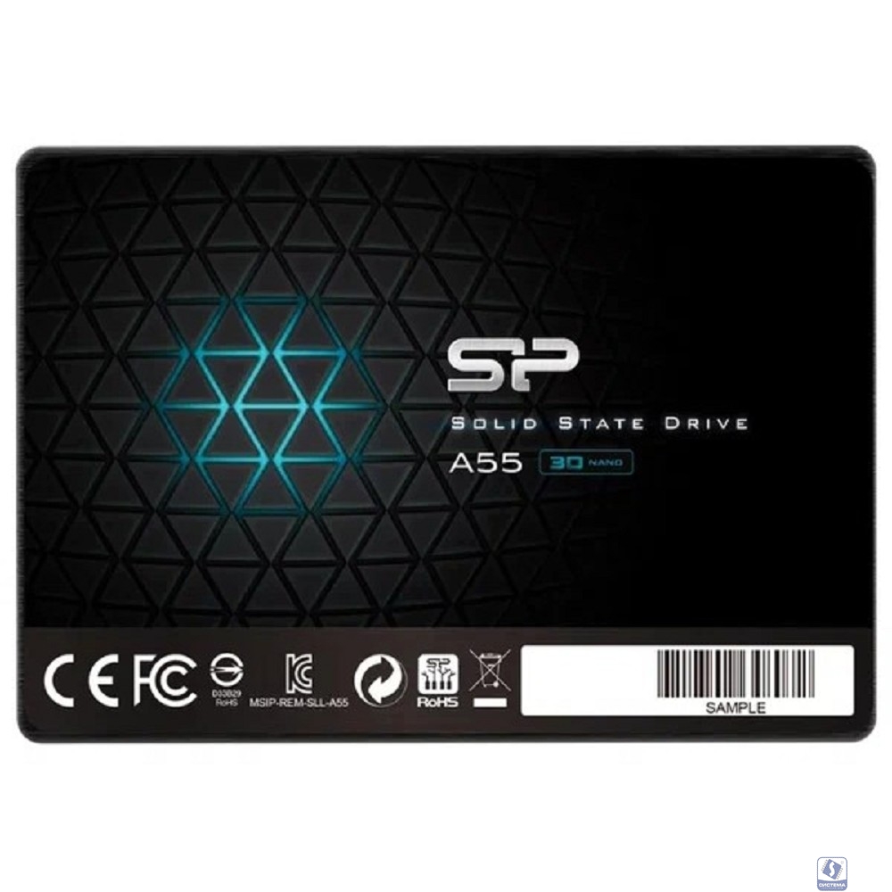 Silicon Power SSD 2TB  A55, 2.5", [R/W - 500/450 MB/s] TLC ( SATA III)