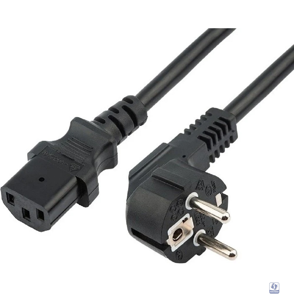 Rexant (04-2734) Шнур сетевой СЕЕ 7/7 (Schuko) – IEC 320 C13 3x0,75мм?, длина 3м