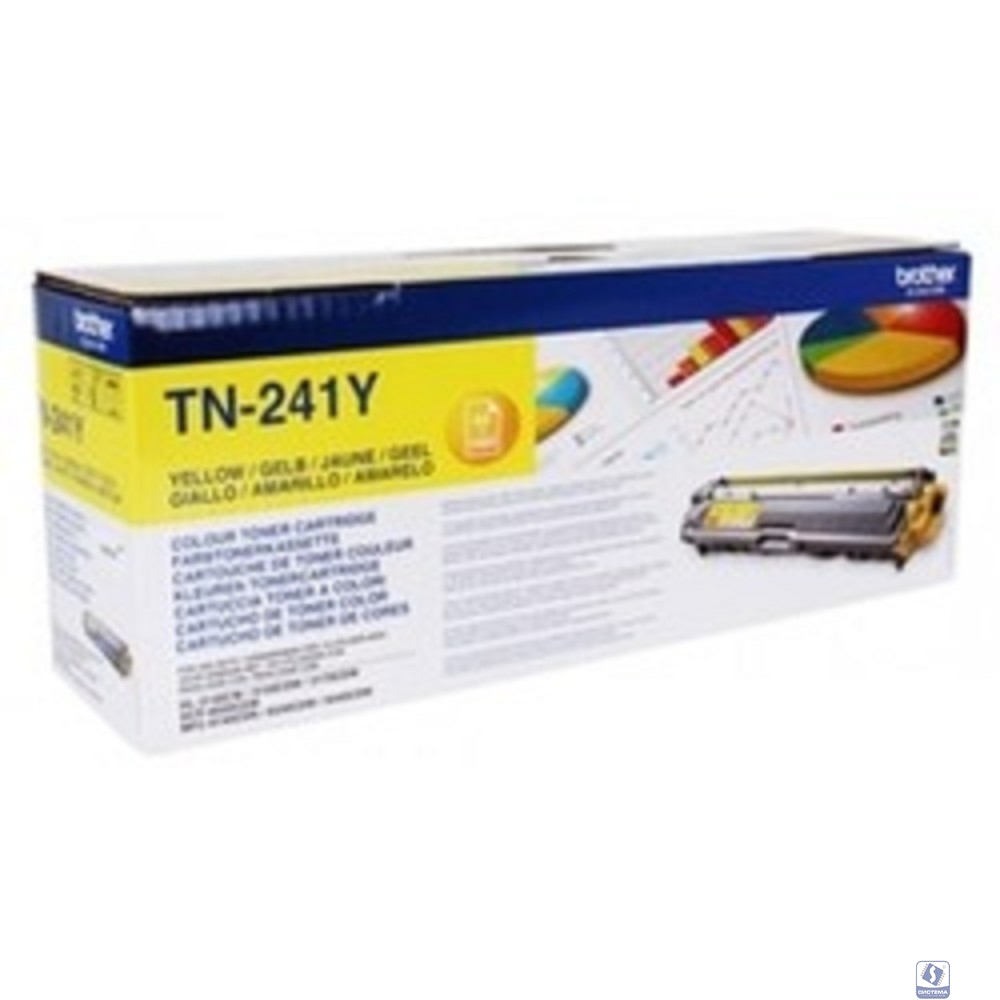 Brother TN-241Y Картридж ,Yellow MFC- 9330CDW/HL-3140CW/HL/3170CDW/DCP-9020CDW, Yellow, (1400стр)(TN241Y)