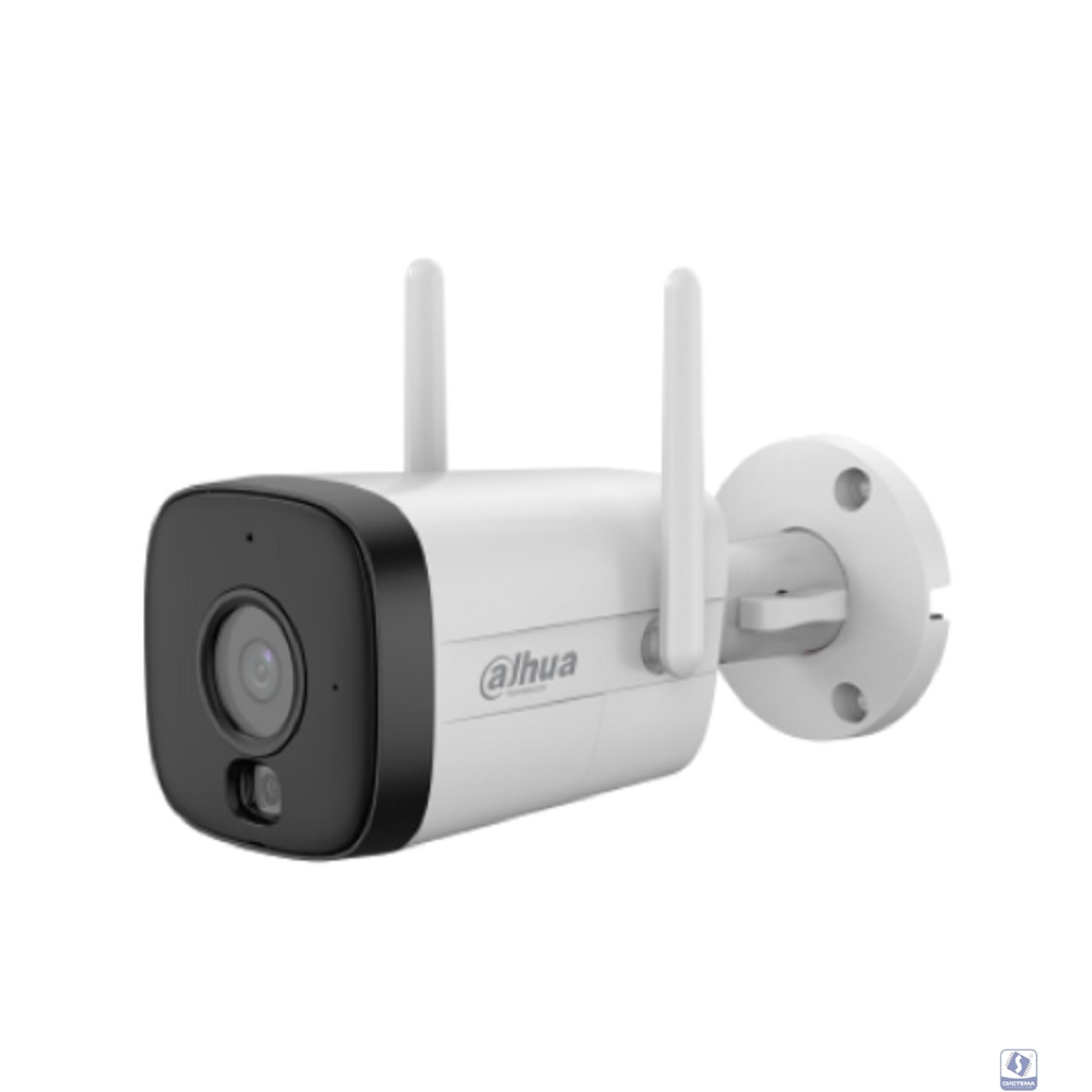 DAHUA DH-IPC-HFW1339DTK1-SW-PV 2.8 Уличная цилиндрическая IP-видеокамера WI-FI SmartDualLight 3Мп; 1/2.8” CMOS; объектив 2.8мм; обнаружение людей, микрофон, ИК 30м, LED 30м, IP67, металл/пластик