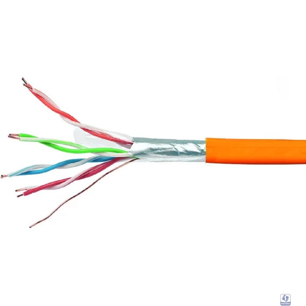 Cablexpert FPC-5051E-LSZH-4-CU Кабель Cablexpert (RU) FTP-LSZH 4x2x0.51, медный, кат.5e, однож., 305м, box, оранж