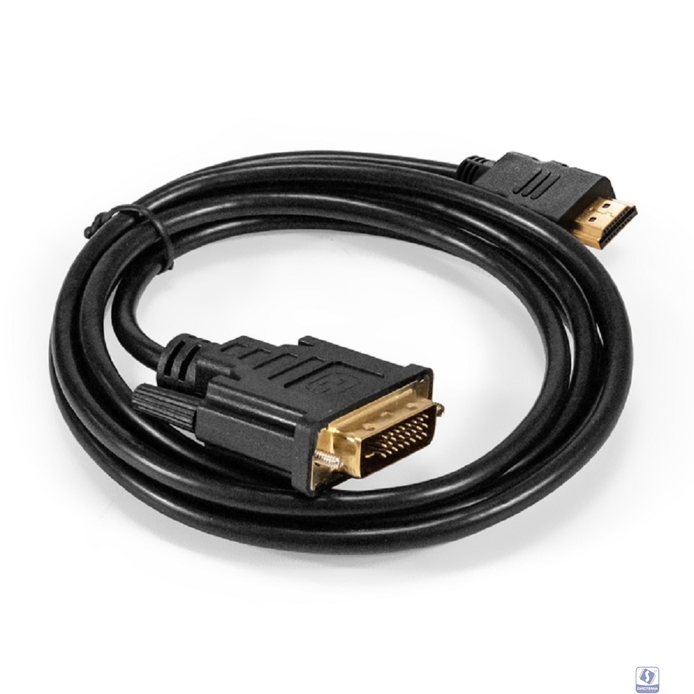 Exegate EX294672RUS Кабель HDMI-DVI-D ExeGate EX-CC-HDMIM-DVI2M-1.5 (19M/(24+1)M, dual link, 1,5м, позолоченные контакты)