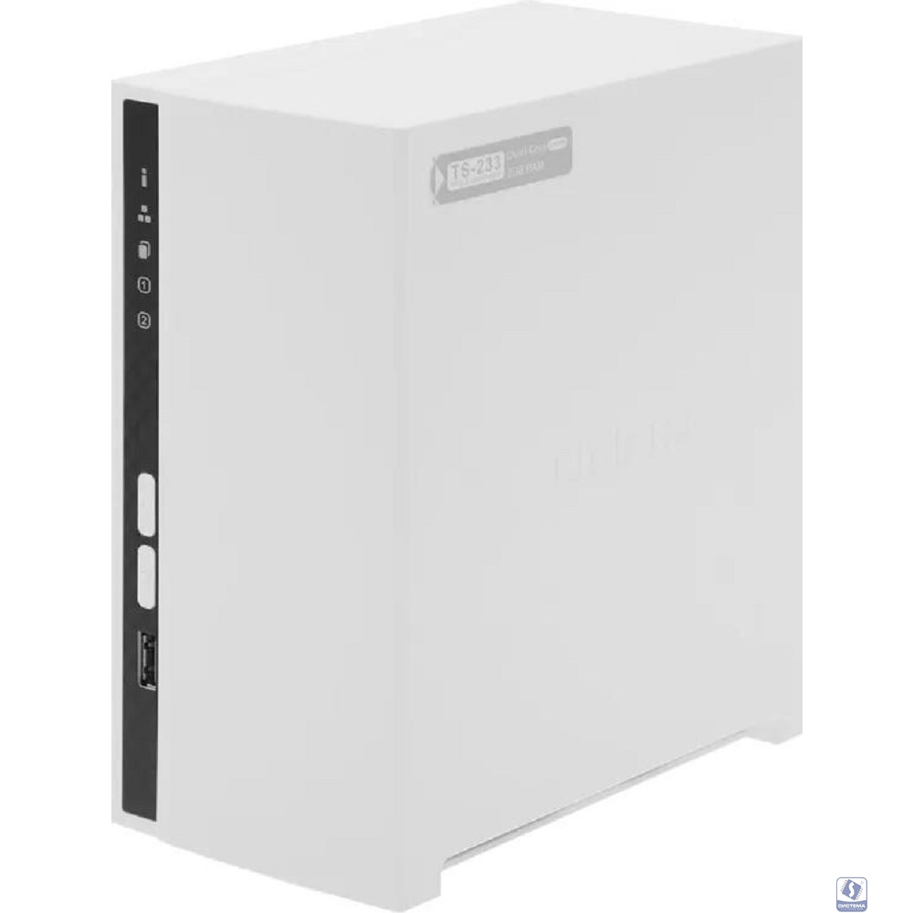 Сетевое хранилище NAS Qnap TS-233 2-bay настольный Cortex-A55