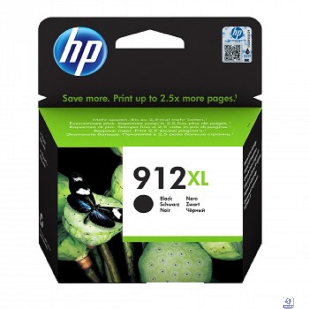 HP 3YL84AE Картридж № 912 струйный черный (825 стр) 