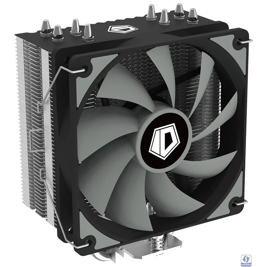 Cooler ID-Cooling SE-224-XT Basic LGA20XX/1700/1366/115X/AM4/AM3/+/AM2/+/FM2/+/FM1 (10шт/кор, TDP 180W, PWM, 4 тепл.трубки прямого контакта, FAN 120mm) RET