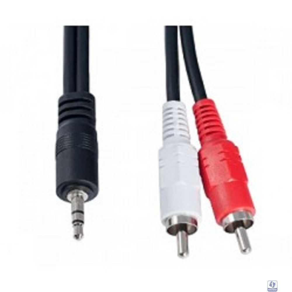 PERFEO Кабель Jack 3.5 мм вилка - 2xRCA вилка, длина 3 м. (J2004)