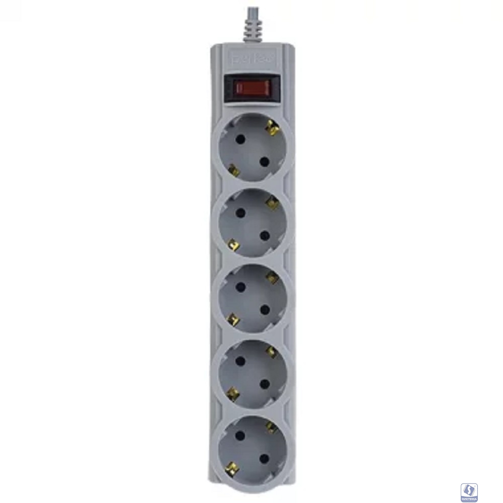Perfeo Сетевой фильтр "POWERX", PF_A4715 (1,8м, 5 розеток, серый)