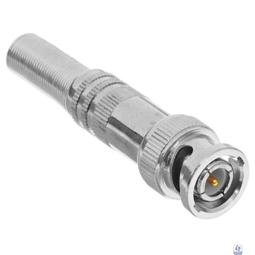 PROconnect (05-3075-4) Разъем BNC штекер под пайку с пружиной металл (универсальный) (1 шт)