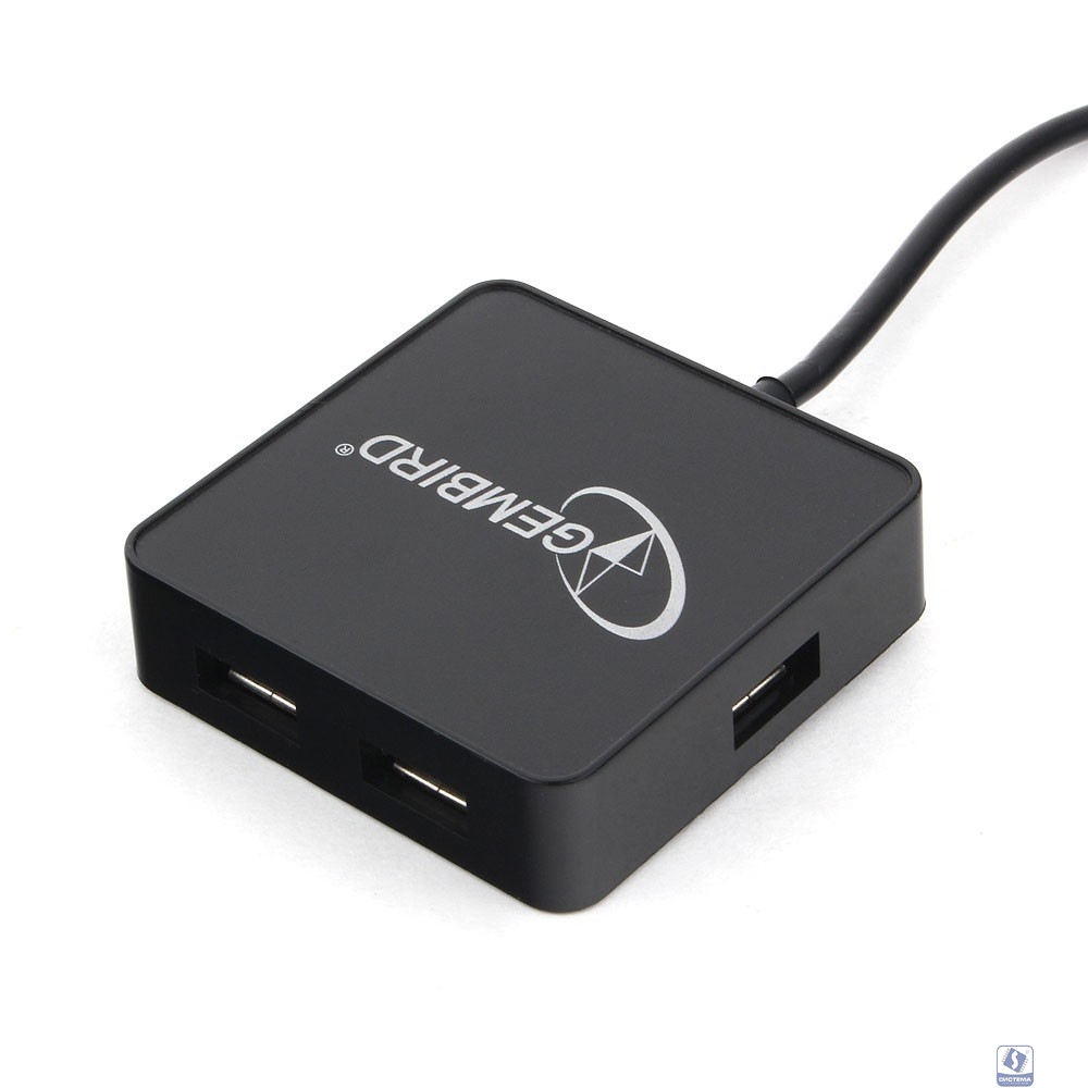 Gembird HUB USB2.0 4-port [UHB-242] , 4 порта, черный