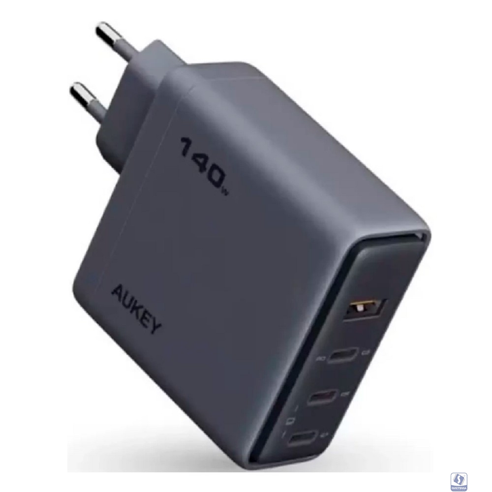 Aukey сетевое зарядное устройство Comet Mix 140W 3C+A  Gray (AWC-PA-C6G)