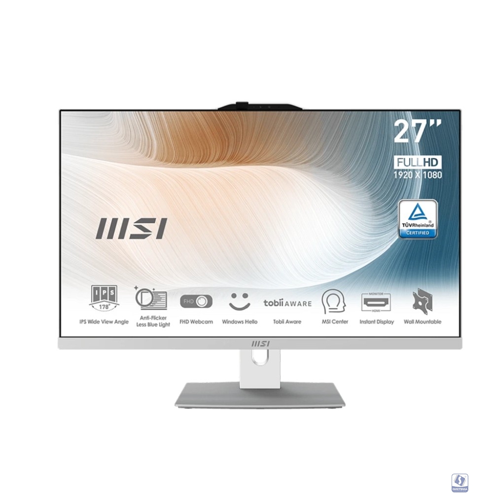 MSI Modern AM272P 12M-1041XRU [9S6-AF8212-1041] White 27" 