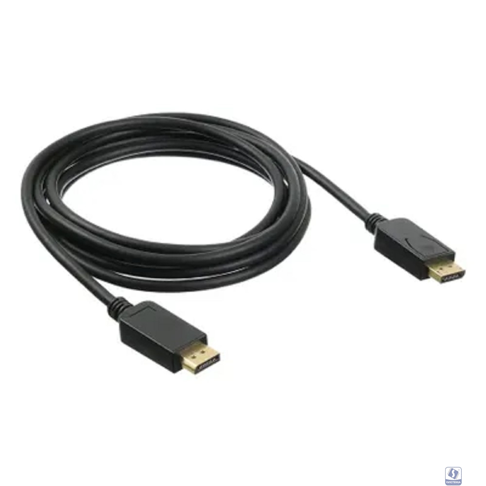 Кабель аудио-видео Buro V.1.2 DisplayPort (m)/DisplayPort (m) 2м. позолоч.конт. черный (BHP DPP_1.2-2)