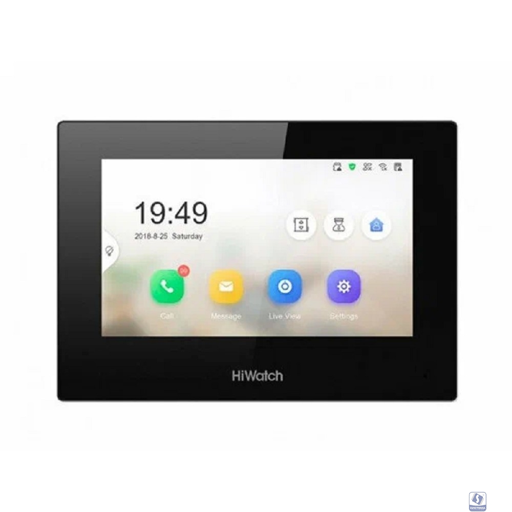 HIWATCH VDP-H2211,  накладная,  чёрный Видеопанель 