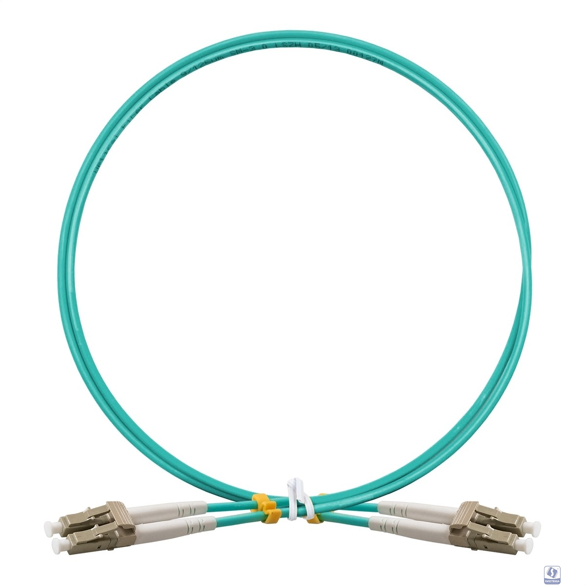 Exegate EX295128RUS Патч-корд волоконно-оптический FC-D-503-LC-LC-1M-LSZH (Шнур ВО MM 50/125 (OM3), LC/UPC-LC/UPC, Duplex, LSZH, 1м)