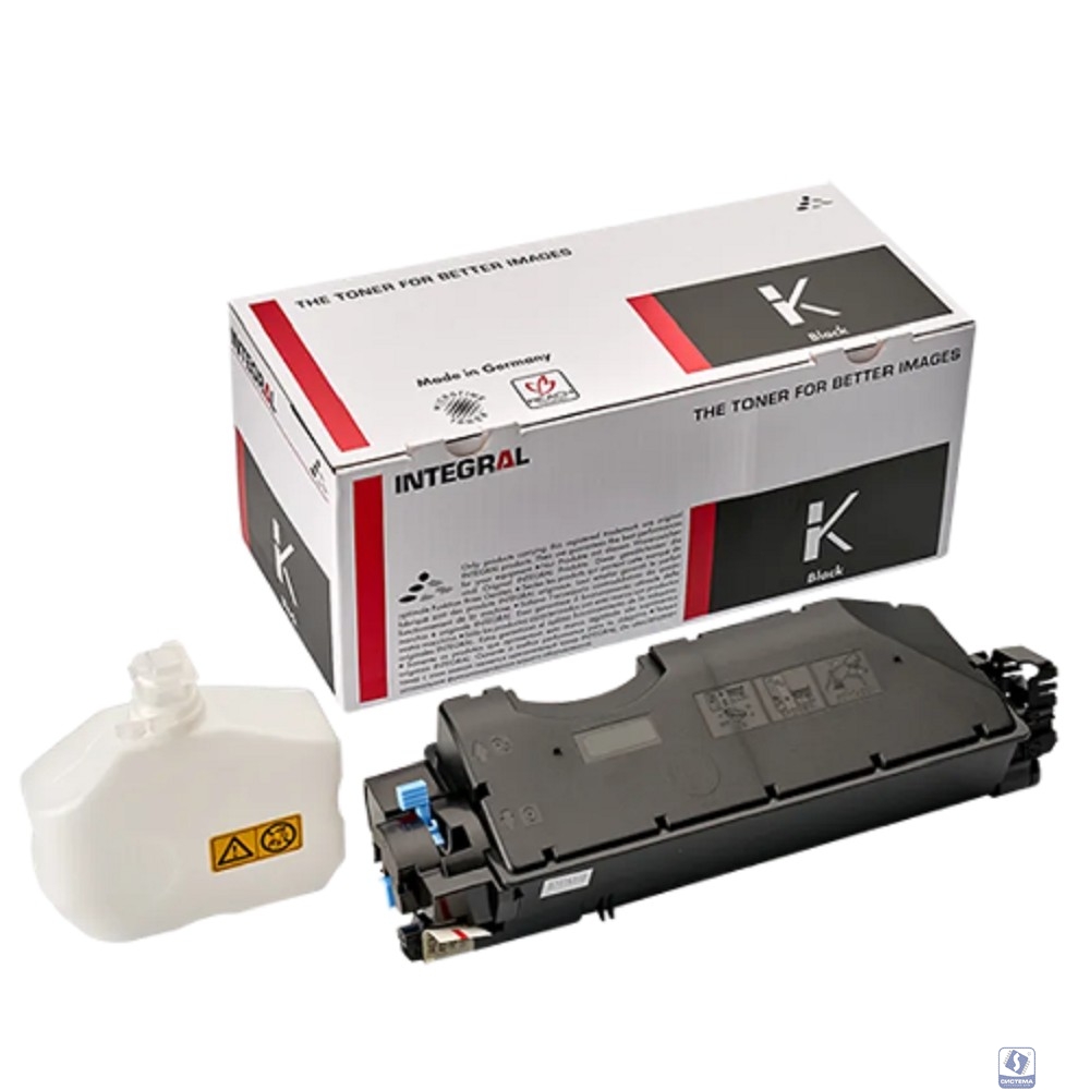 INTEGRAL TK-5140K Тонер-картридж+ бункер для тонера, с чипом для Kyocera Ecosys M6030cdn, M6530cdn, P6130cdni чёрный 7000 стр.