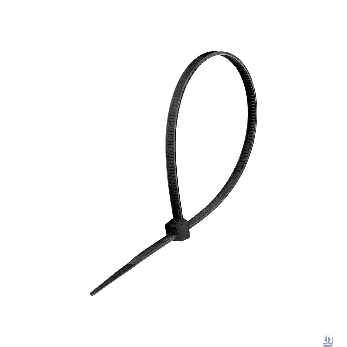 Exegate EX293134RUS Стяжка (хомут) нейлоновая ExeGate CV66-350x7.5B (нейлон 6.6, 350x7.5мм, неоткрывающаяся, halogen free, -40°C - +85°C, черная, 100 шт)