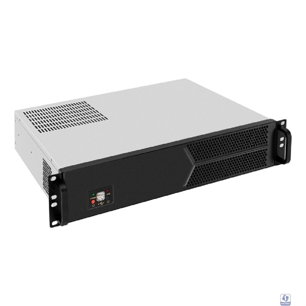Exegate EX298439RUS Серверный корпус ExeGate Pro 2U330-03 <RM 19", высота 2U, глубина 330, БП 1000PPH-SE, 2*USB>