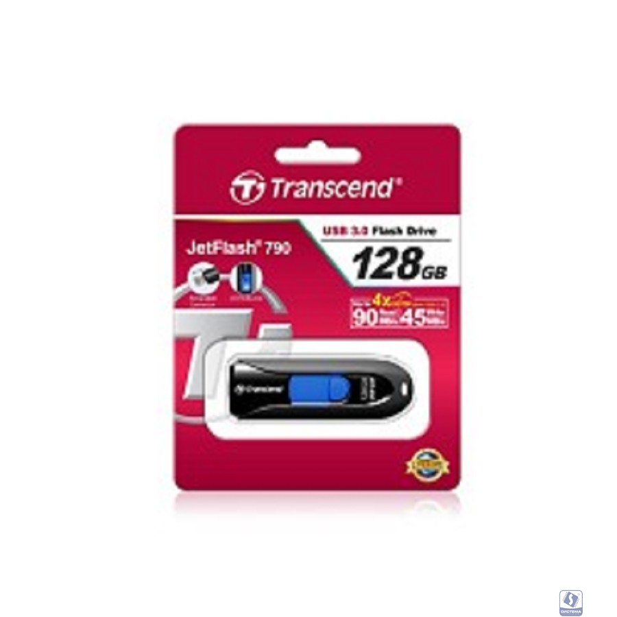 Transcend USB Drive 128Gb JetFlash 790 TS128GJF790K 