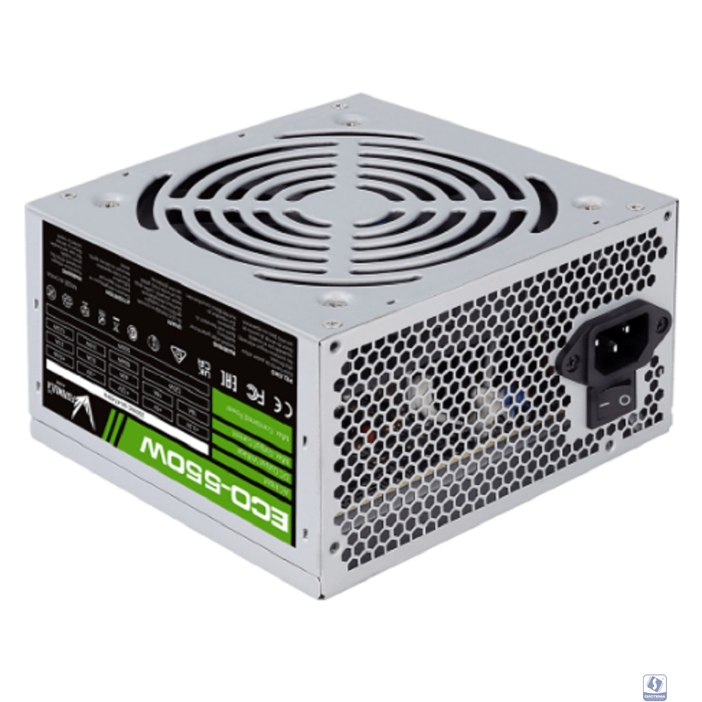 Formula ECO-550 Retail ECO-550W  ATX12V v2.3, 12cm Fan (ex Aerocool)