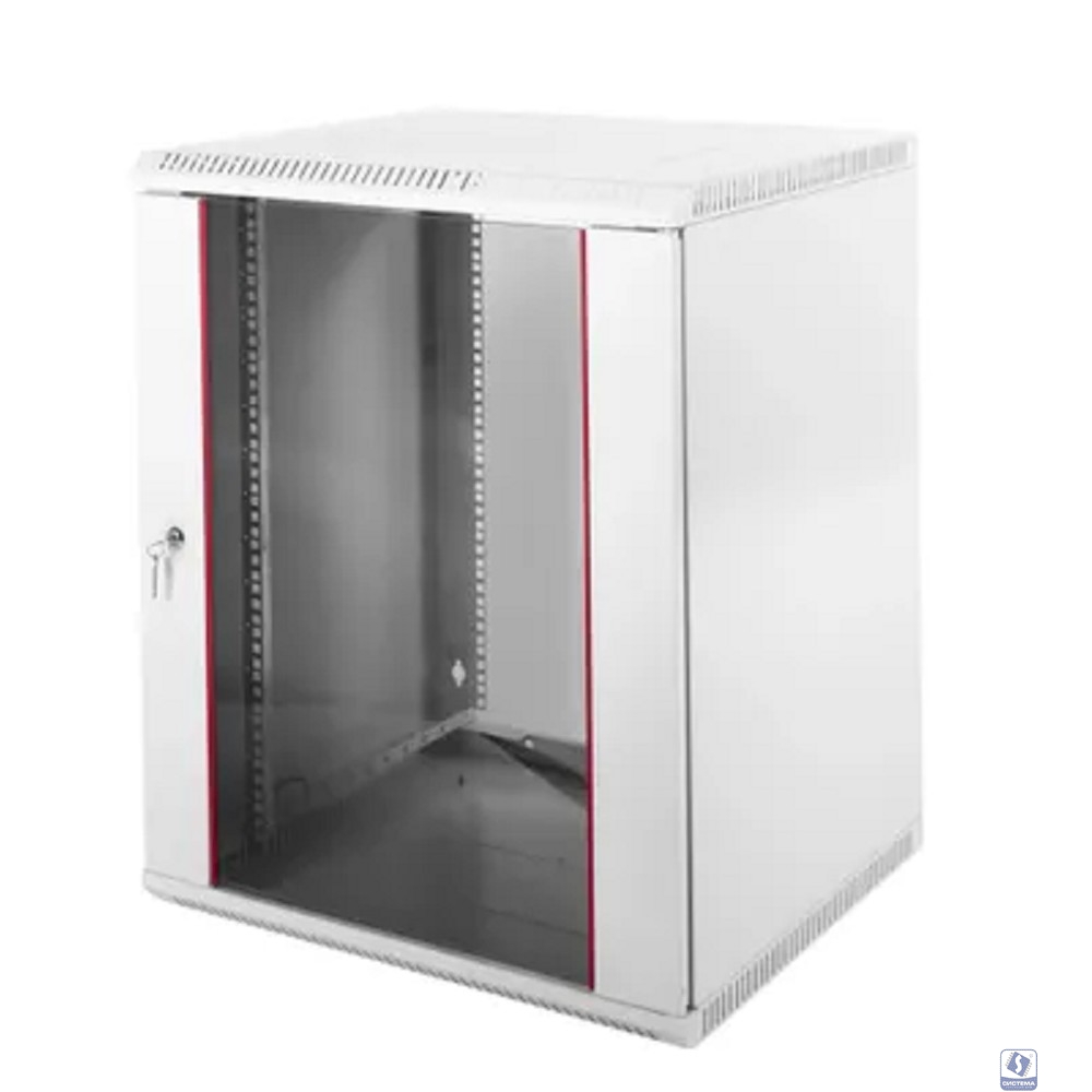ЦМО Шкаф телекоммуникационный настенный разборный 18U (600х650) дверь стекло (ШРН-Э-18.650) (1 коробка)
