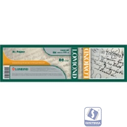 LOMOND 1209128 бумага инженерная в рулоне, 80 г/м2, 594мм х 175 м, матовая 