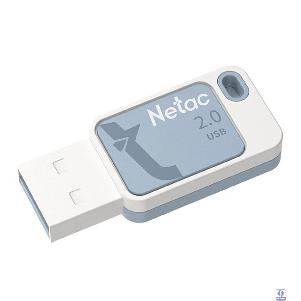 Netac USB Drive 32GB UA31 <NT03UA31N-032G-20BL>, USB2.0, голубая