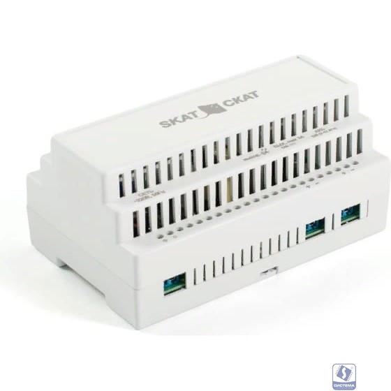 БАСТИОН SKAT-12-3.0 DIN (СКАТ ИБП-12/3-DIN) источник питания 12В 3А пластиковый корпус под DIN рейку 35 мм, МПТ (580)