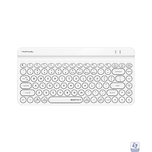 Клавиатура A4Tech Fstyler FBK30 белый USB беспроводная BT/Radio slim Multimedia (FBK30 WHITE)