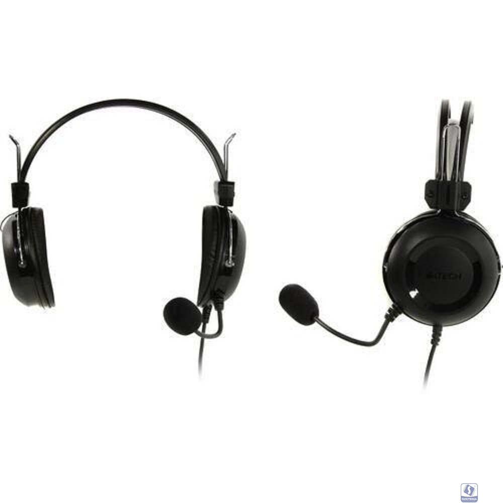 A4 HU-35 черный 2м накладные USB оголовье