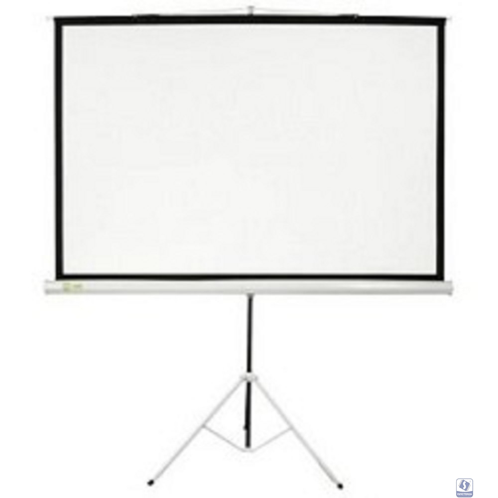 Экран Cactus Triscreen CS-PST-150X150 150х150 см 1:1, напольный белый