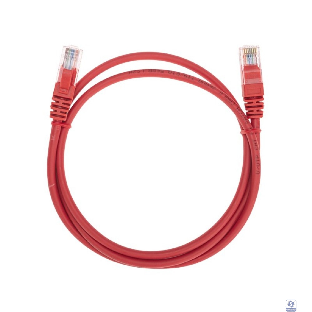 Rexant (02-0103-1) Патч-корд U/UTP, CAT 5e, RJ45-RJ45, 26AWG, LSZH, красный, 1м