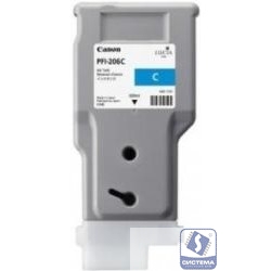 Canon PFI-207C 8790B001  Картридж струйный для iPF680/685/780/785, голубой,  300ml (GJ)