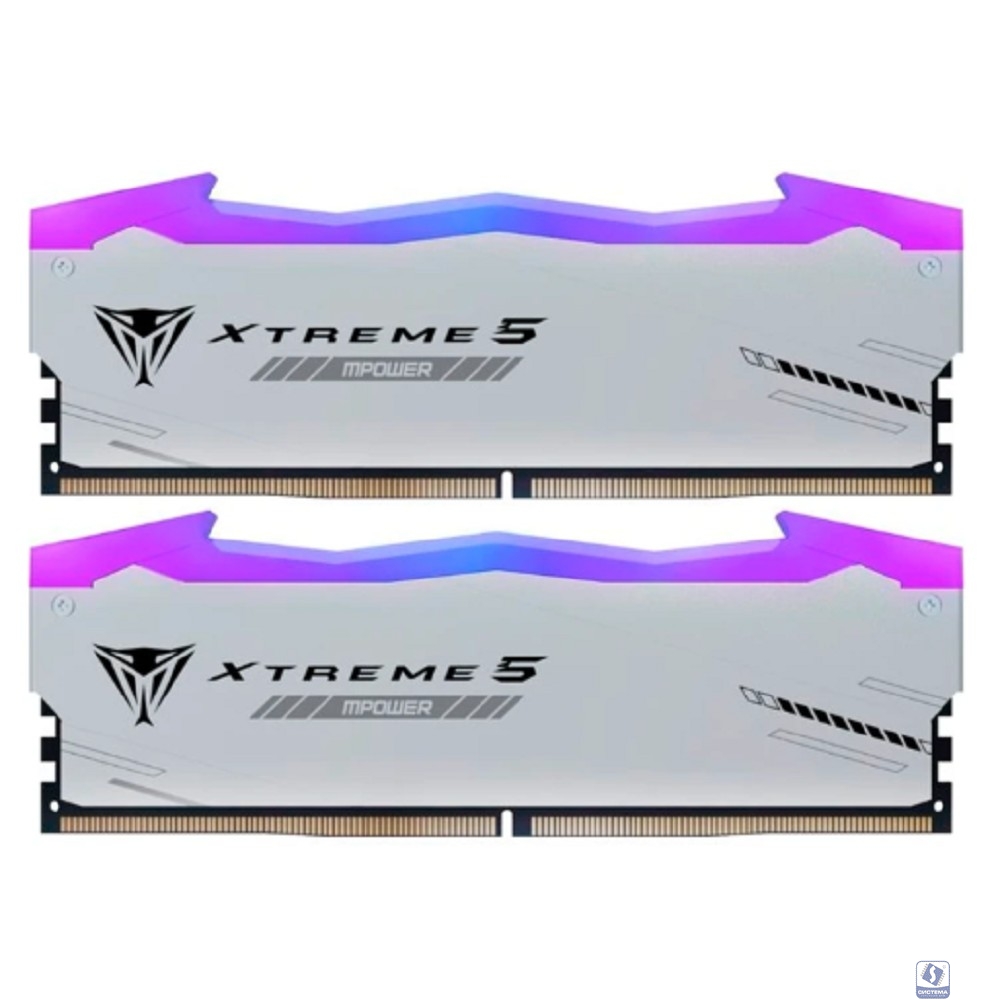Patriot  DDR5 DIMM 2x16GB 6400MHz PVXR532G64C32KM Viper Xtreme 5 RGB RTL Gaming PC5-51200 CL32 288-pin 1.4В с радиатором Ret